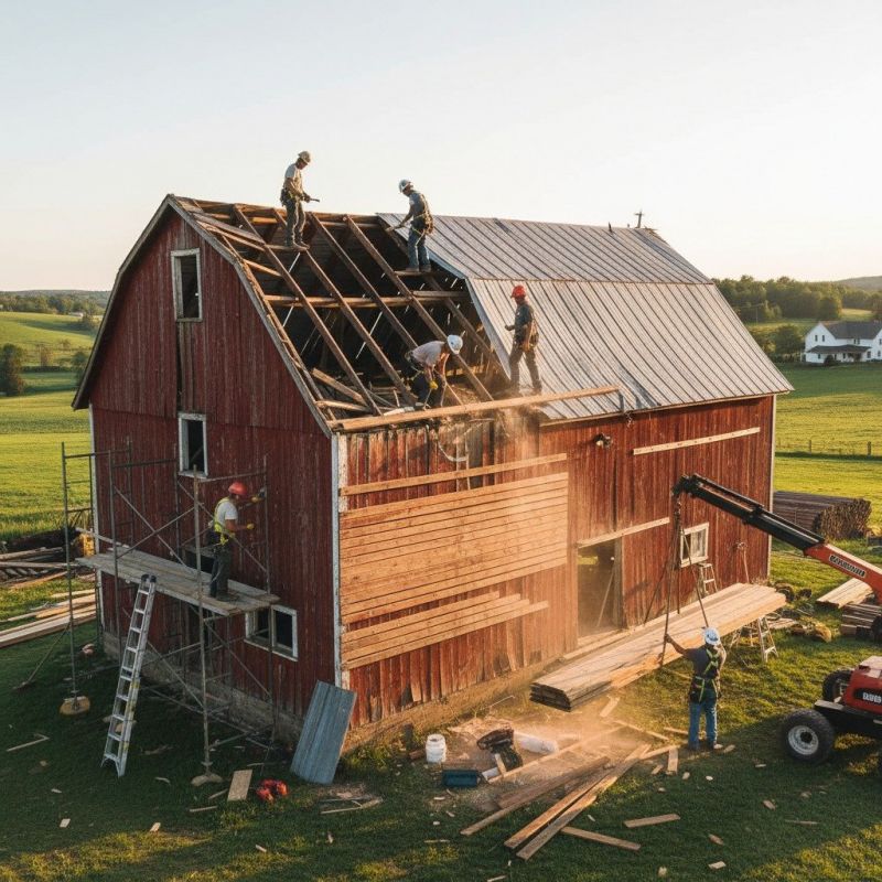 Barn Structural Repair in Conroe, TX