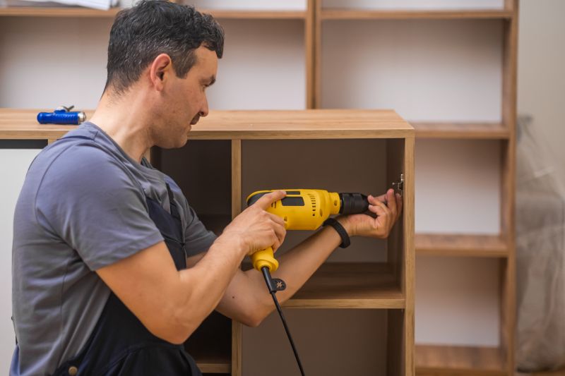 Custom Bookcase Installation in Greensboro, NC