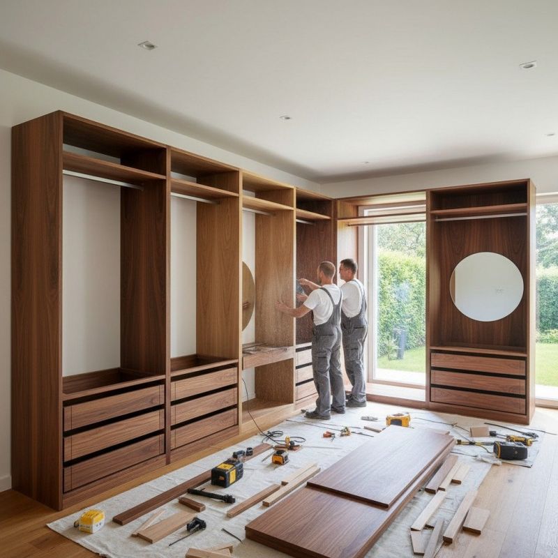 Custom Bookshelves Installation in Winston Salem, NC